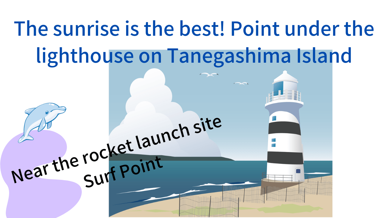 East coast of Tanegashima, point under the lighthouse, best sunrise!