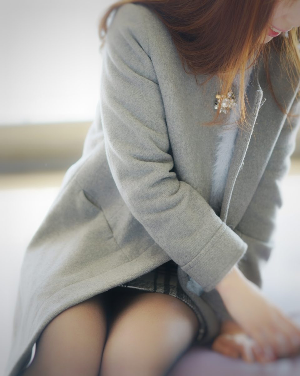 種子島の繁華街で迎えてくれる女性