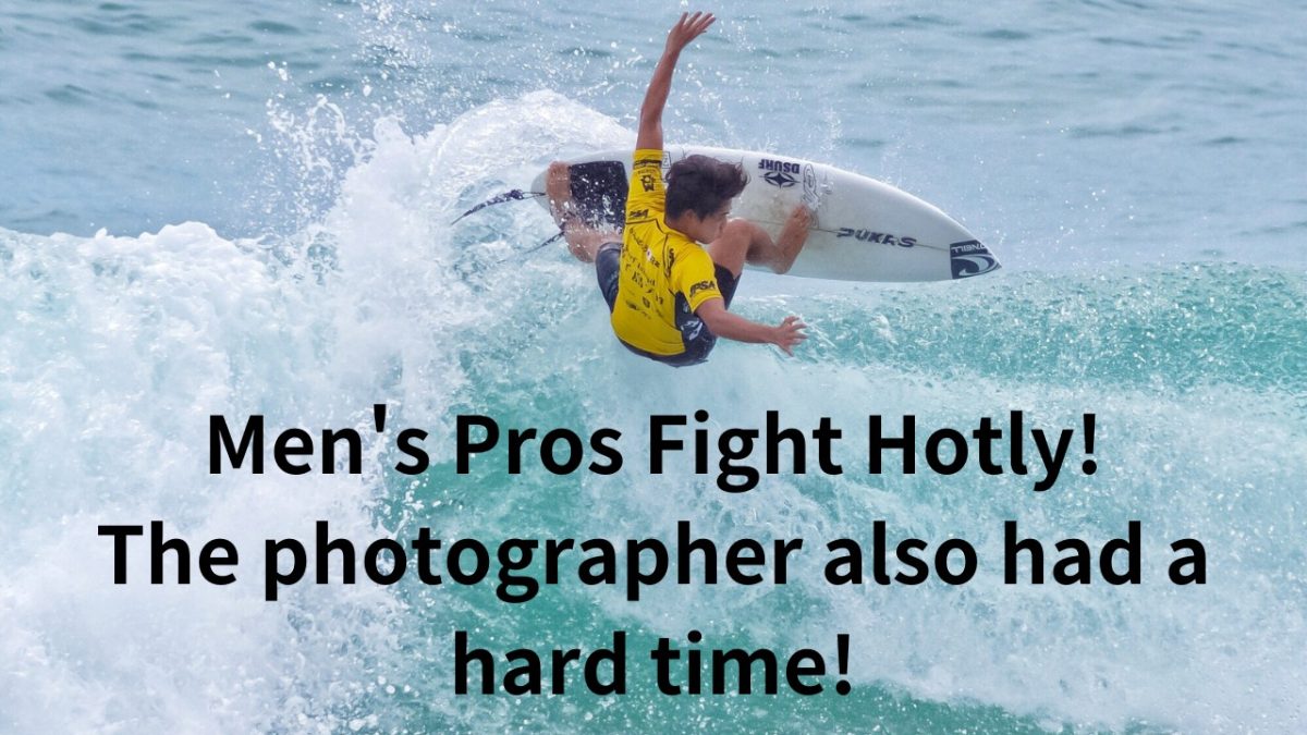 Photographers were frantic as the JPSA Tanegashima men's pros fought hotly!