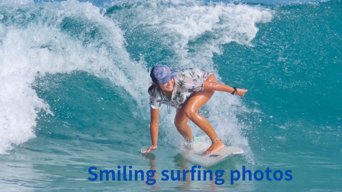 Photos of smiling surfing girls are highly popular on Instagram