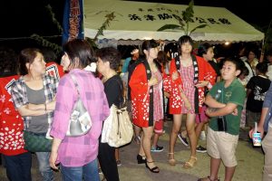 種子島の星原夏祭りの美少女達3
