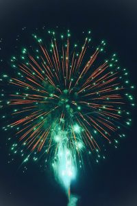 種子島の星原夏祭りの花火6