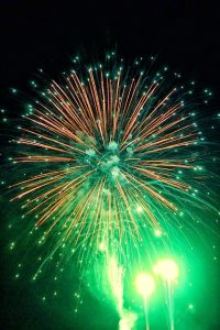 種子島の星原夏祭りの花火5