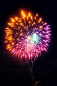 種子島の星原夏祭りの花火4
