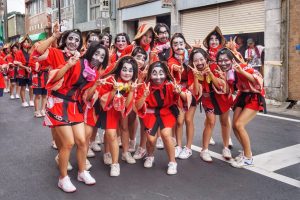 鉄砲祭りのJKパレード3