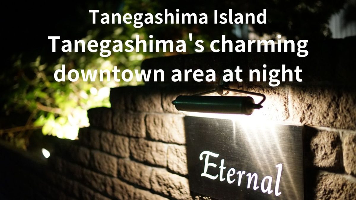 Introducing Tanegashima's charming nightlife district